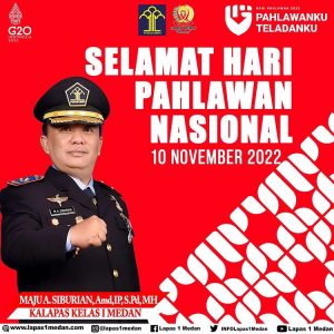 SELAMAT HARI PAHLAWAN NASIONAL TAHUN 2022.. PAHLAWANKU, TELADANKU..