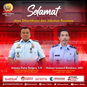 SELAMAT ATAS PELANTIKAN BAPAK MANASE PUTRA TARIGAN DAN HELMAN LEONARD BATUBARA